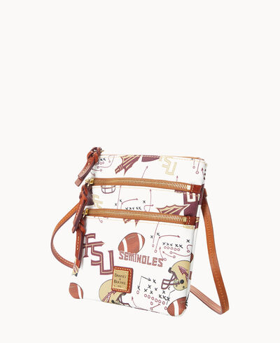 Collegiate Fla State N S Triple Zip Crossbody