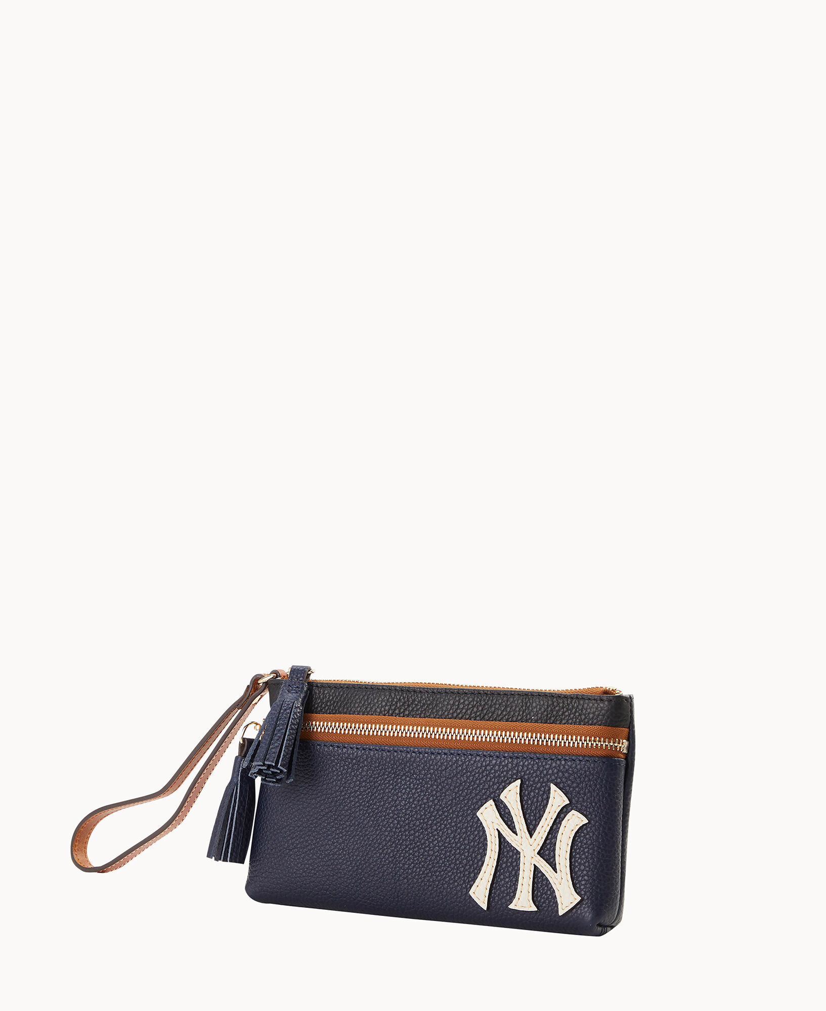 Dooney Bourke MLB Yankees Double Zip Wristlet