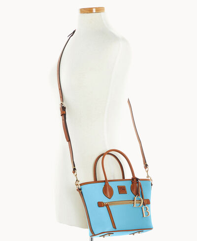 Pebble Grain Small Handle Tote
