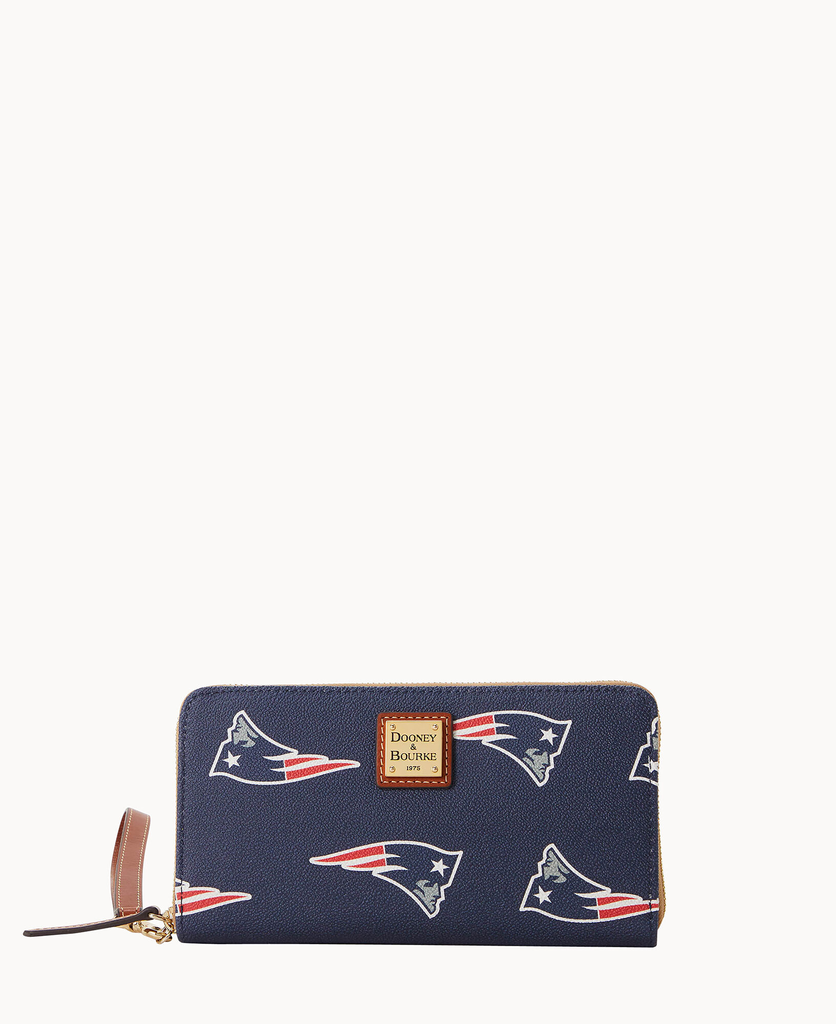 Dooney Bourke NFL Patriots Large Zip Around Wristlet