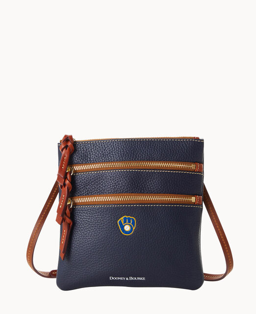 MLB Brewers N S Triple Zip Crossbody