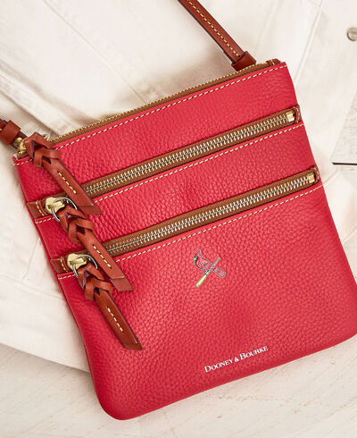 MLB Cardinals N S Triple Zip Crossbody