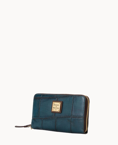 Denison Zip Around Phone Wristlet