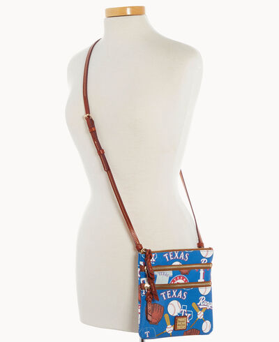 MLB Rangers N S Triple Zip Crossbody