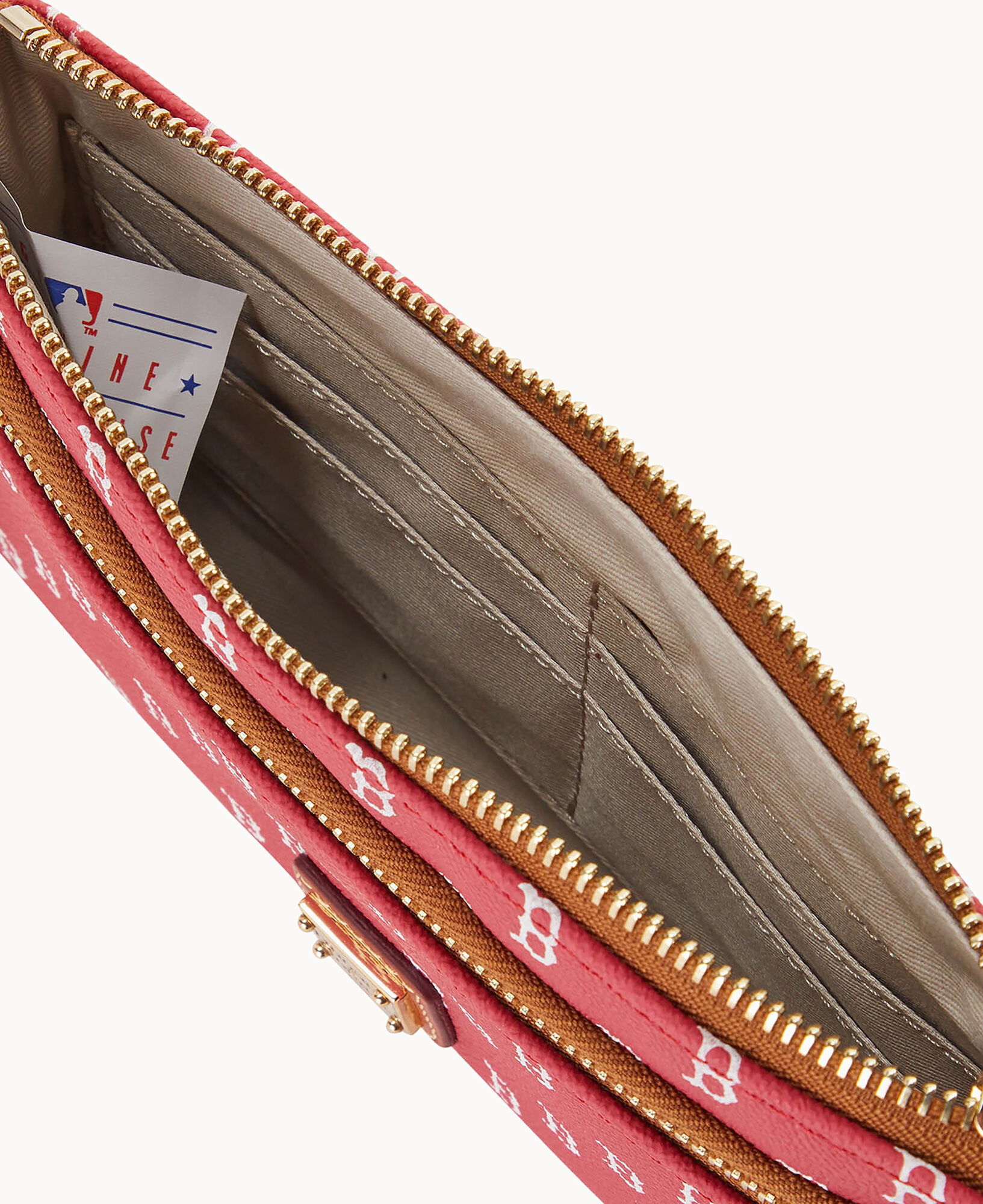 Dooney and bourke store red sox wristlet