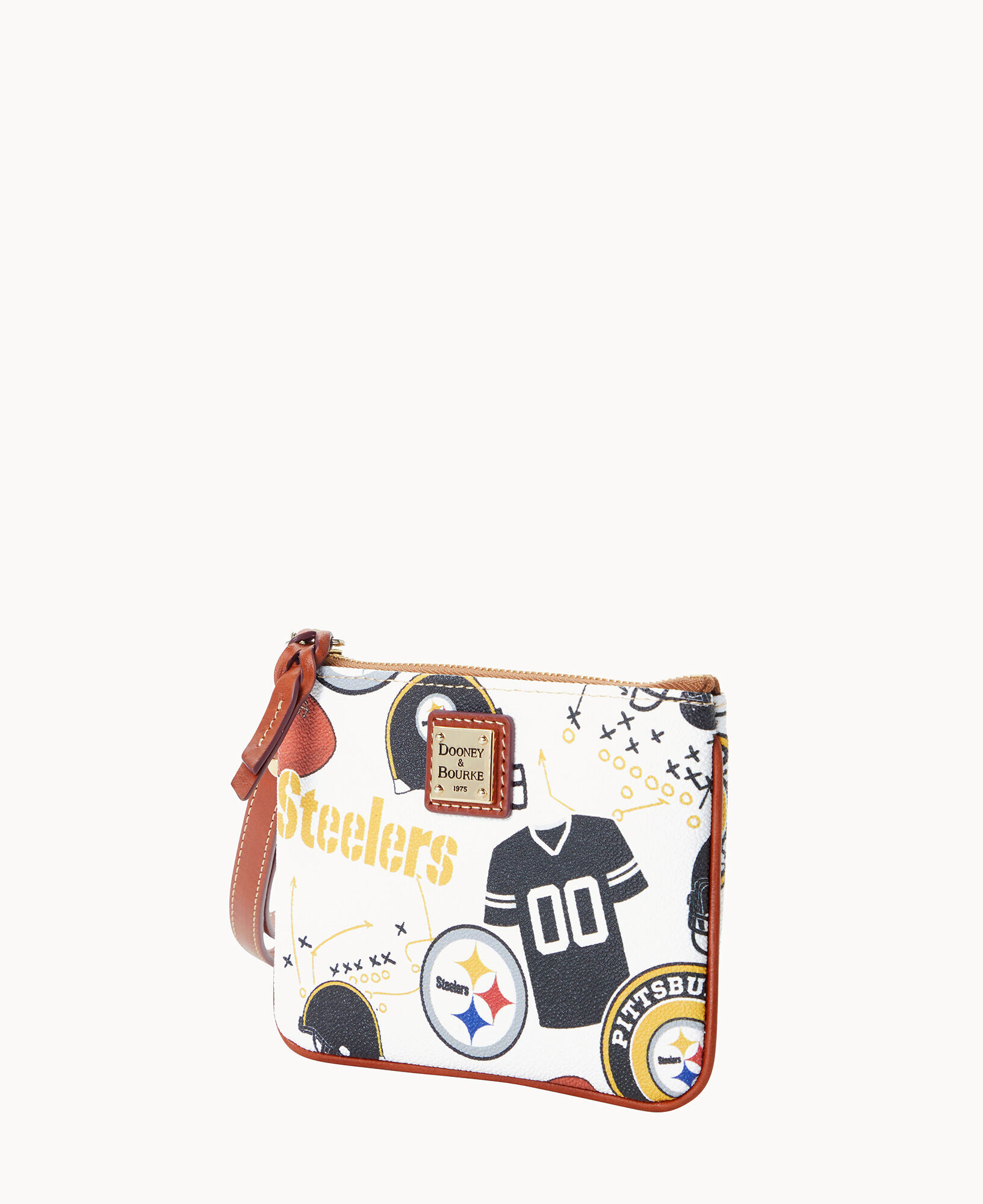 Dooney and bourke shop steelers wristlet