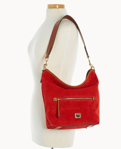 Camden Suede Hobo