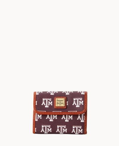 Collegiate Texas A&M University Flap Credit Card Wallet