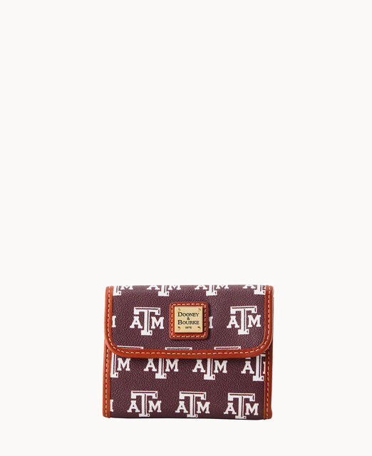 Collegiate Texas Achr(38)M Flap Credit Card Wallet