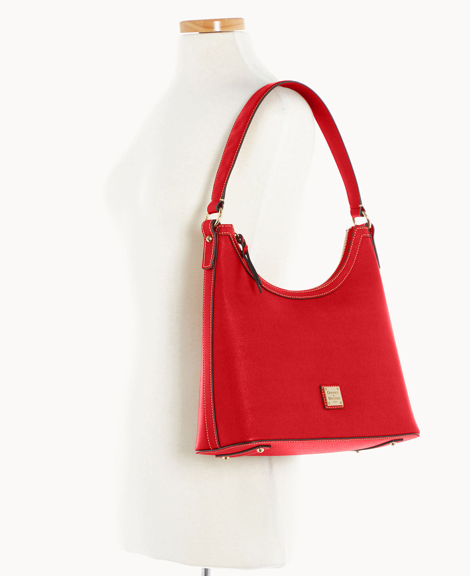 Dooney & bourke saffiano leather hobo 2025
