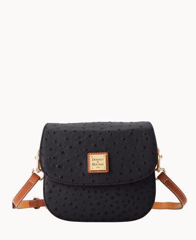 Ostrich Saddle Bag