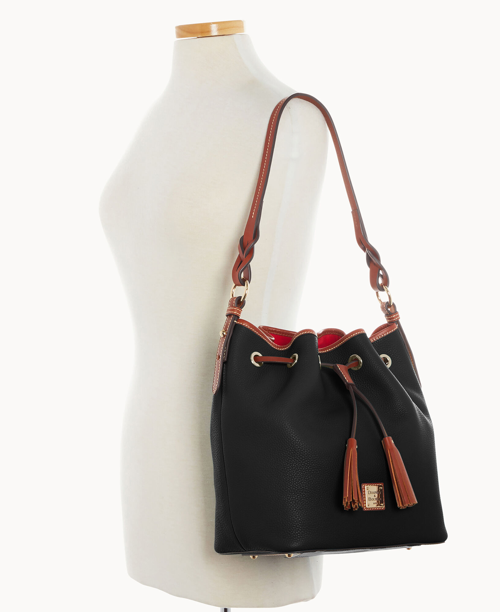 Dooney bourke ostrich sale embossed 75th anniversary hobo bag