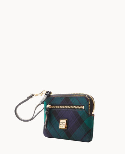 Tartan Zip Around Wristlet