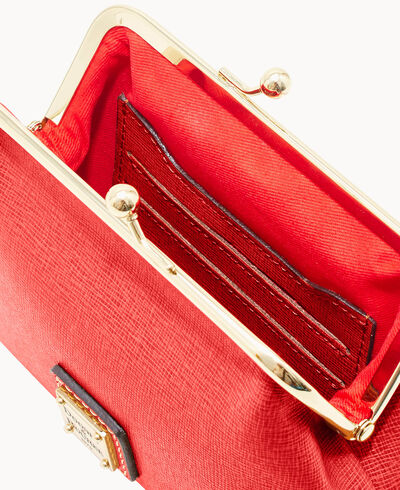 Saffiano Large Framed Purse