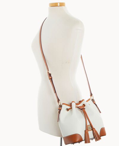 Saffiano Crossbody Drawstring