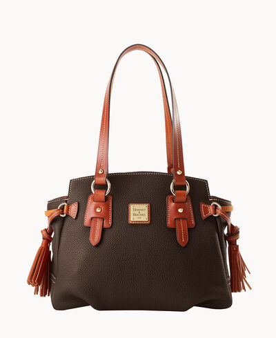 Pebble Grain Small Winged Shopper