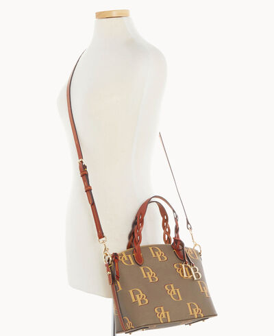 Monogram Small Heidi Satchel