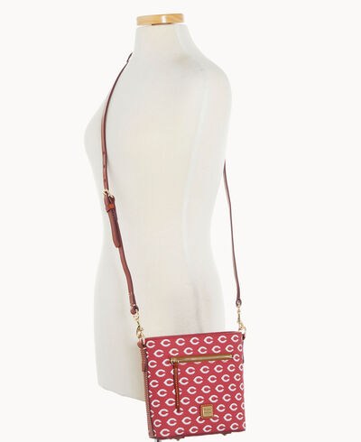 MLB Reds Small Zip Crossbody