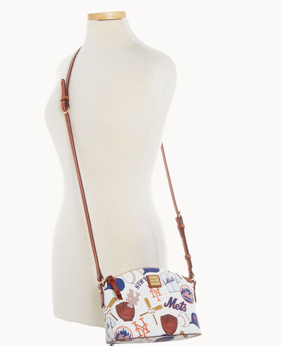 MLB Mets Suki Crossbody Med Wristlet