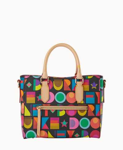 Art Deco Top Handle Tote