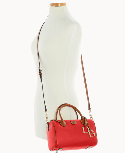 Pebble Grain Barrel Satchel