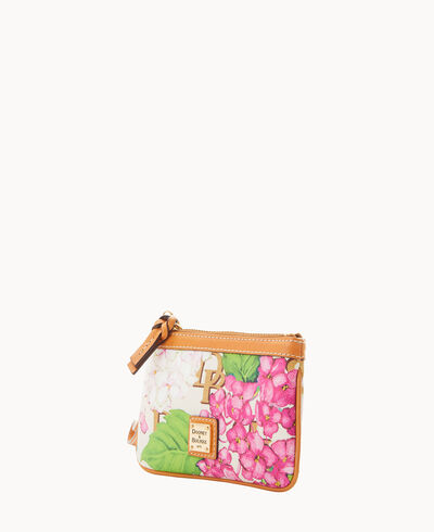 Hydrangea Monogram Medium Wristlet