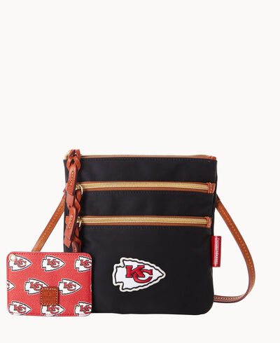 NFL Chiefs North South Triple Zip w ID holder