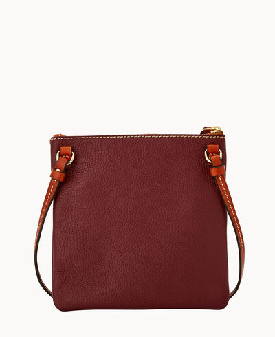 Pebble Grain North South Triple Zip
