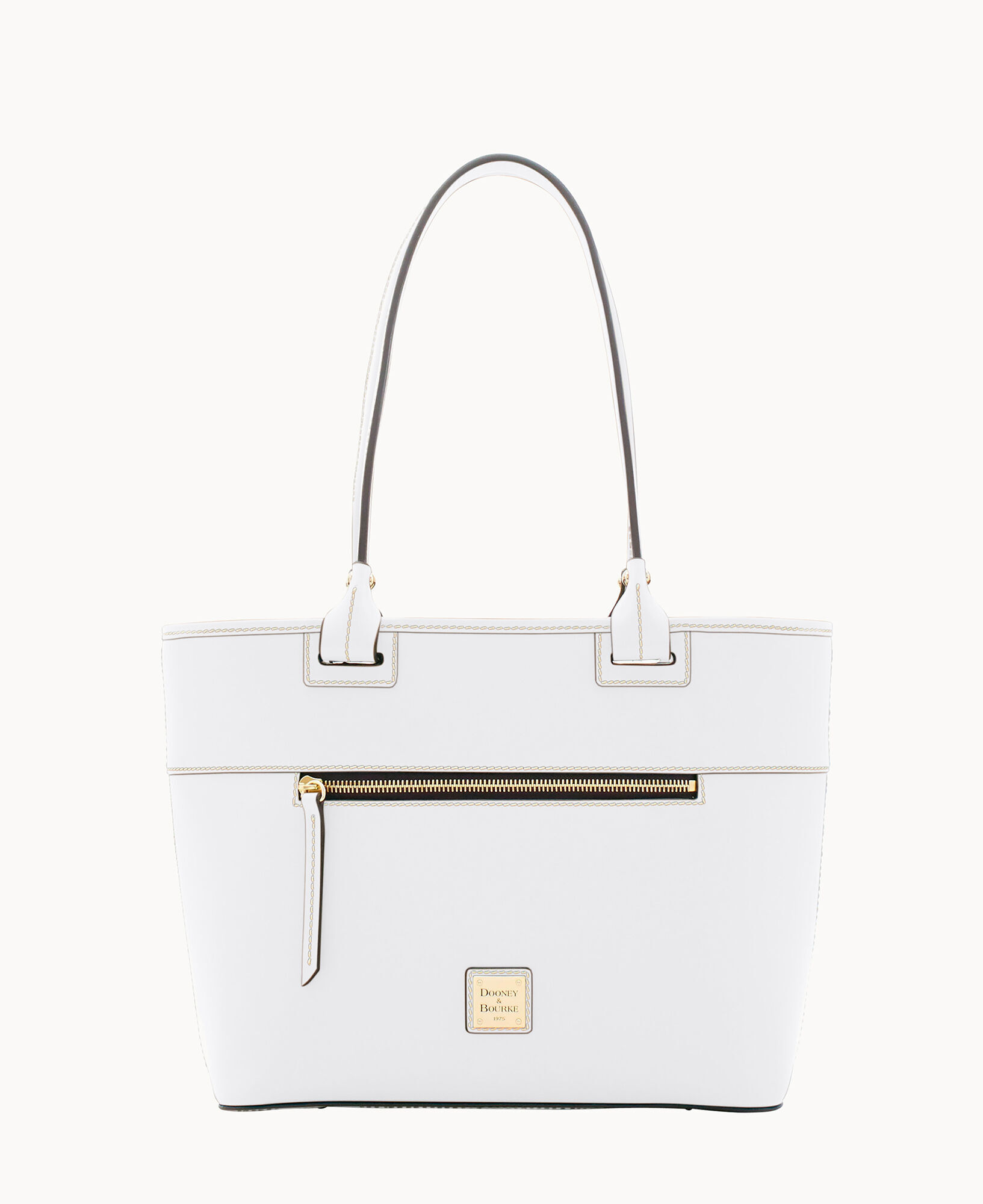 Dooney and bourke white tote clearance