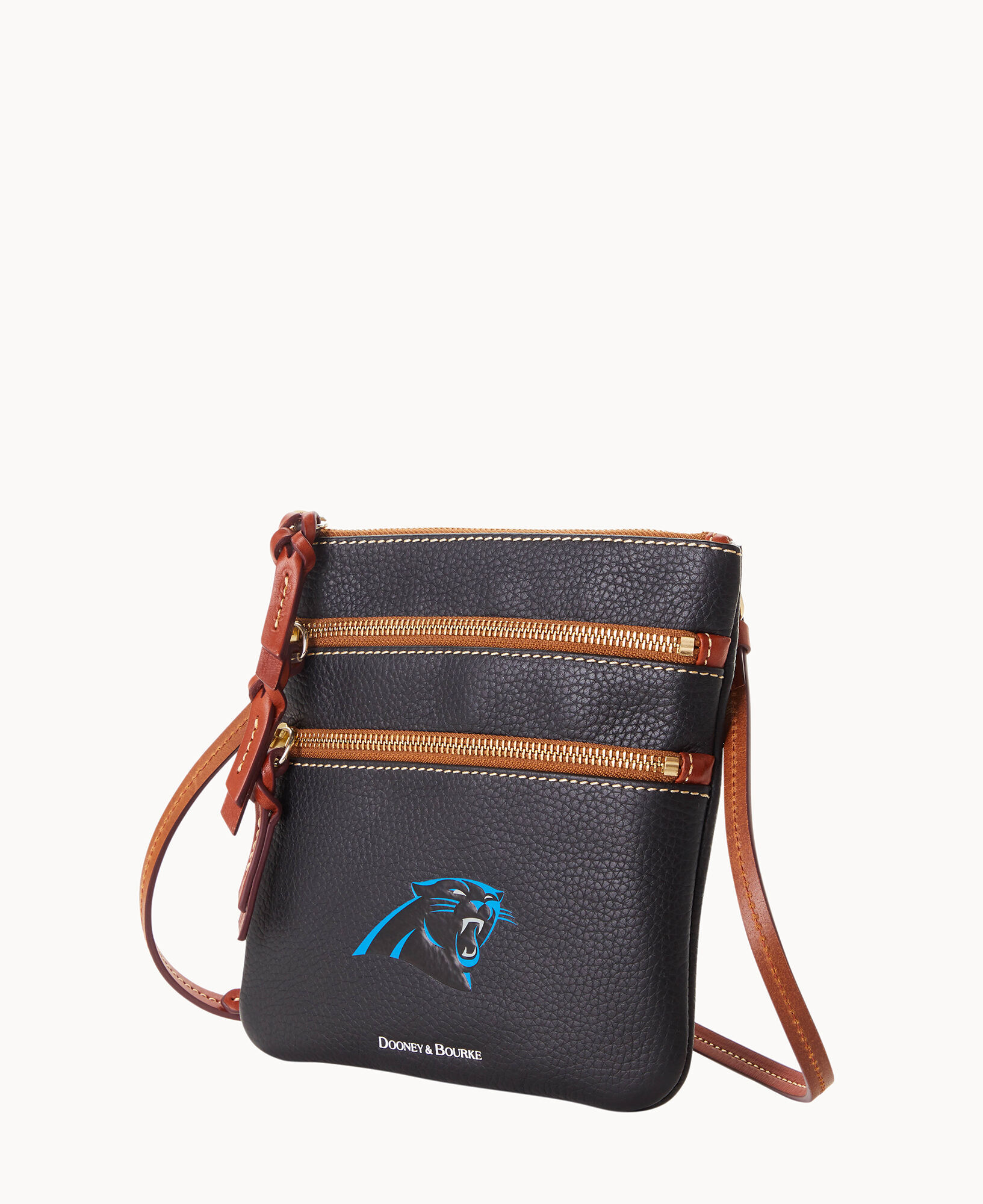 NFL Panthers Triple Zip Crossbody