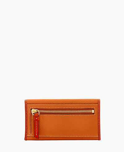 Pebble Grain Continental Clutch