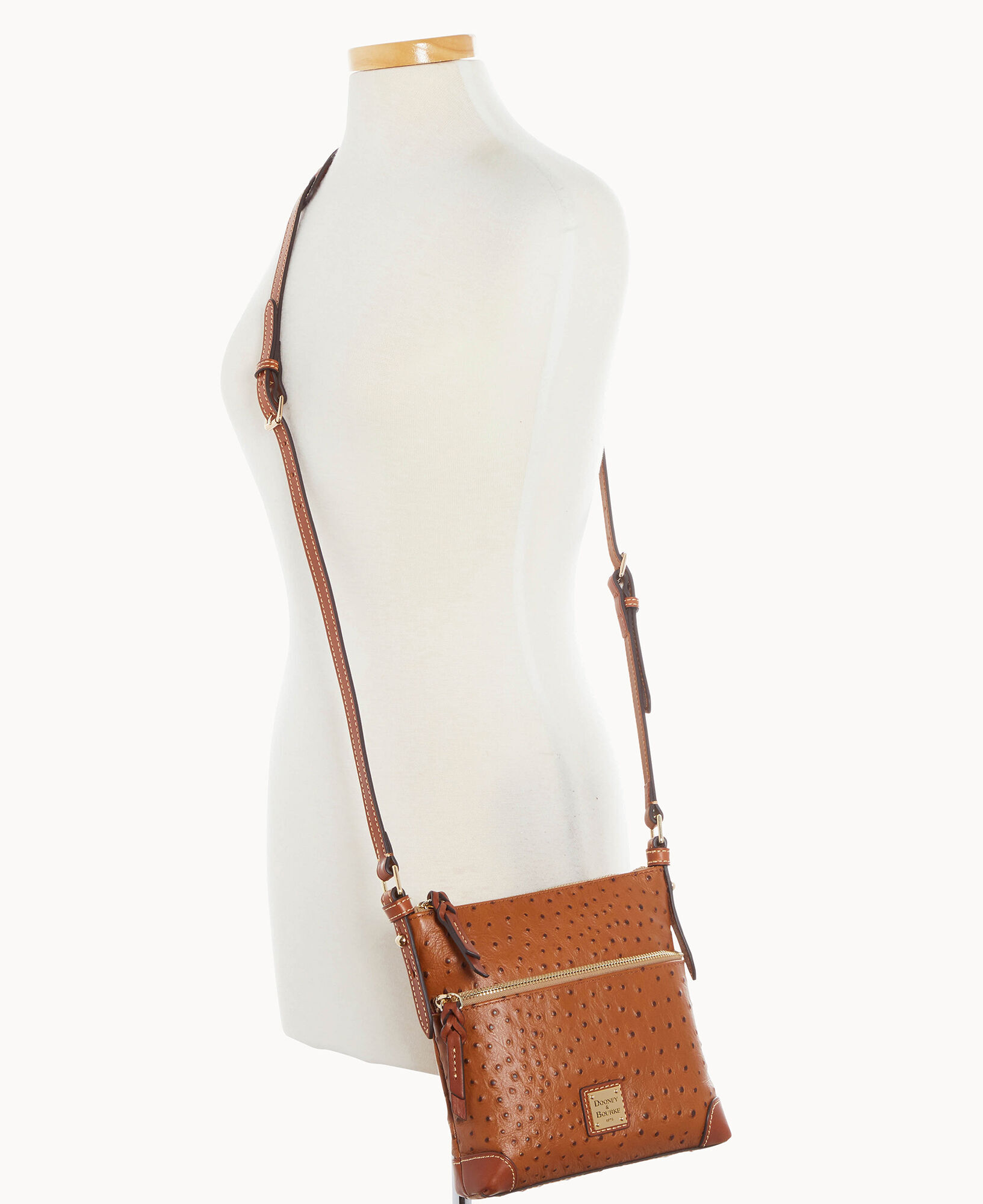 Dooney and on sale bourke ostrich crossbody