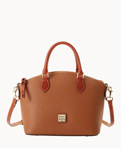 Pebble Grain Geena Satchel