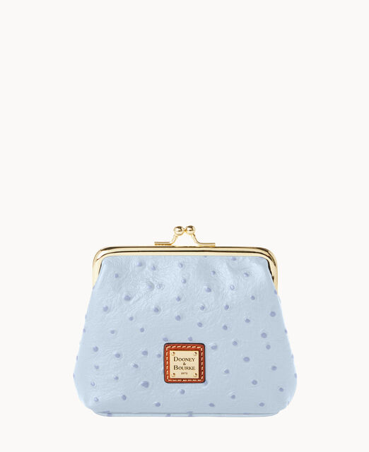 Ostrich Large Frame Purse