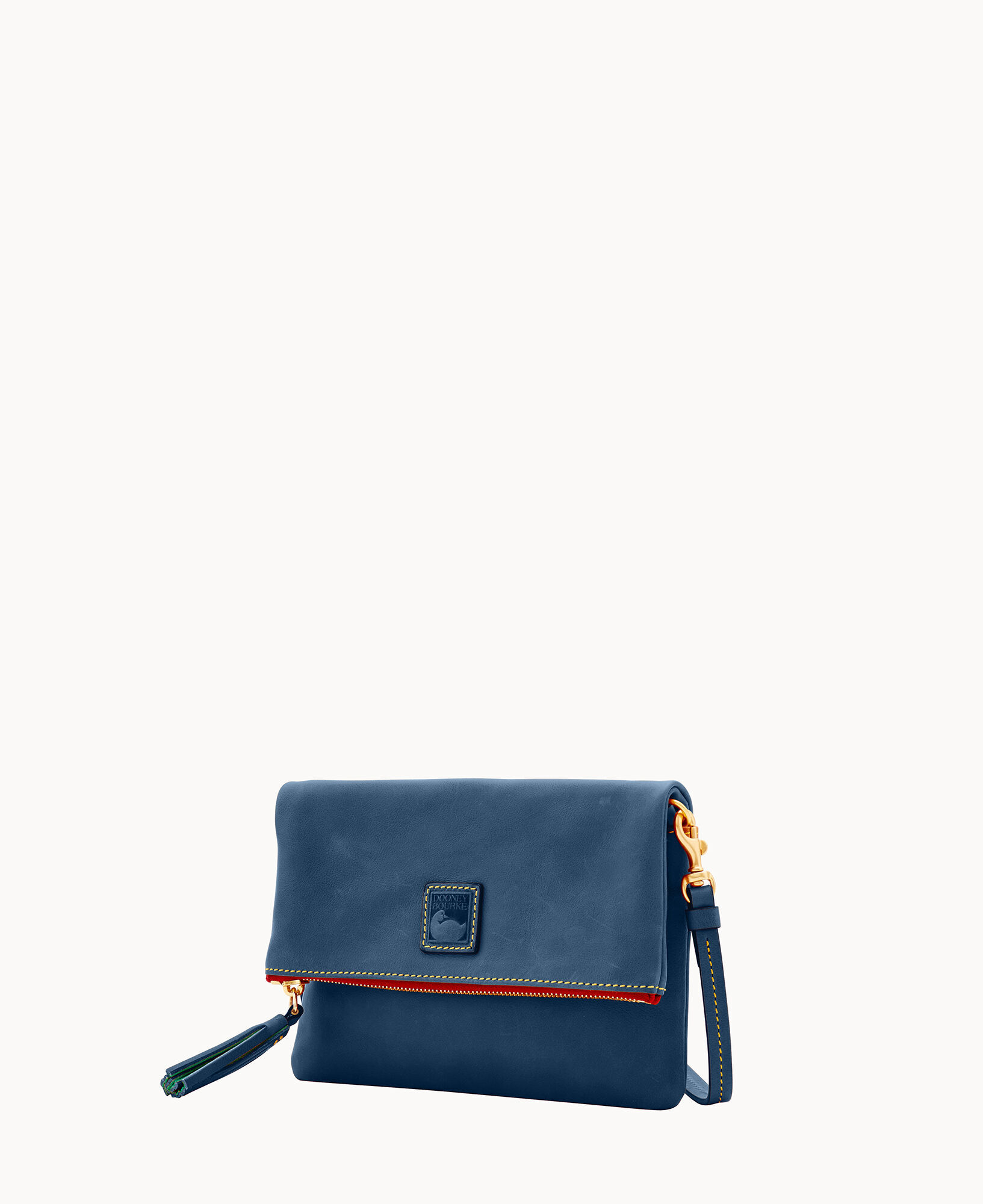 Florentine Foldover Zip Crossbody