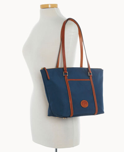 Nylon Zip Pocket Tote