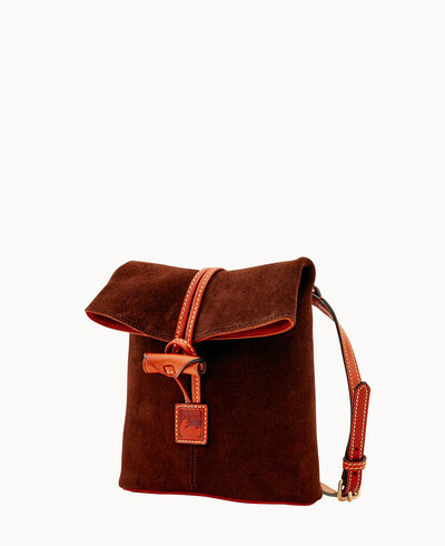 Suede Toggle Crossbody