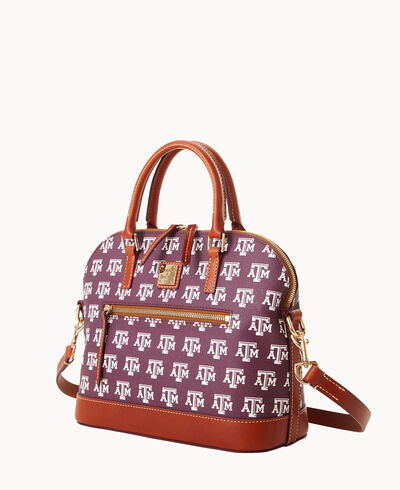 Collegiate Texas A&M University Domed Zip Satchel