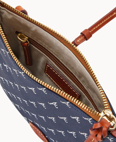 MLB Braves North South Top Zip Crossbody
