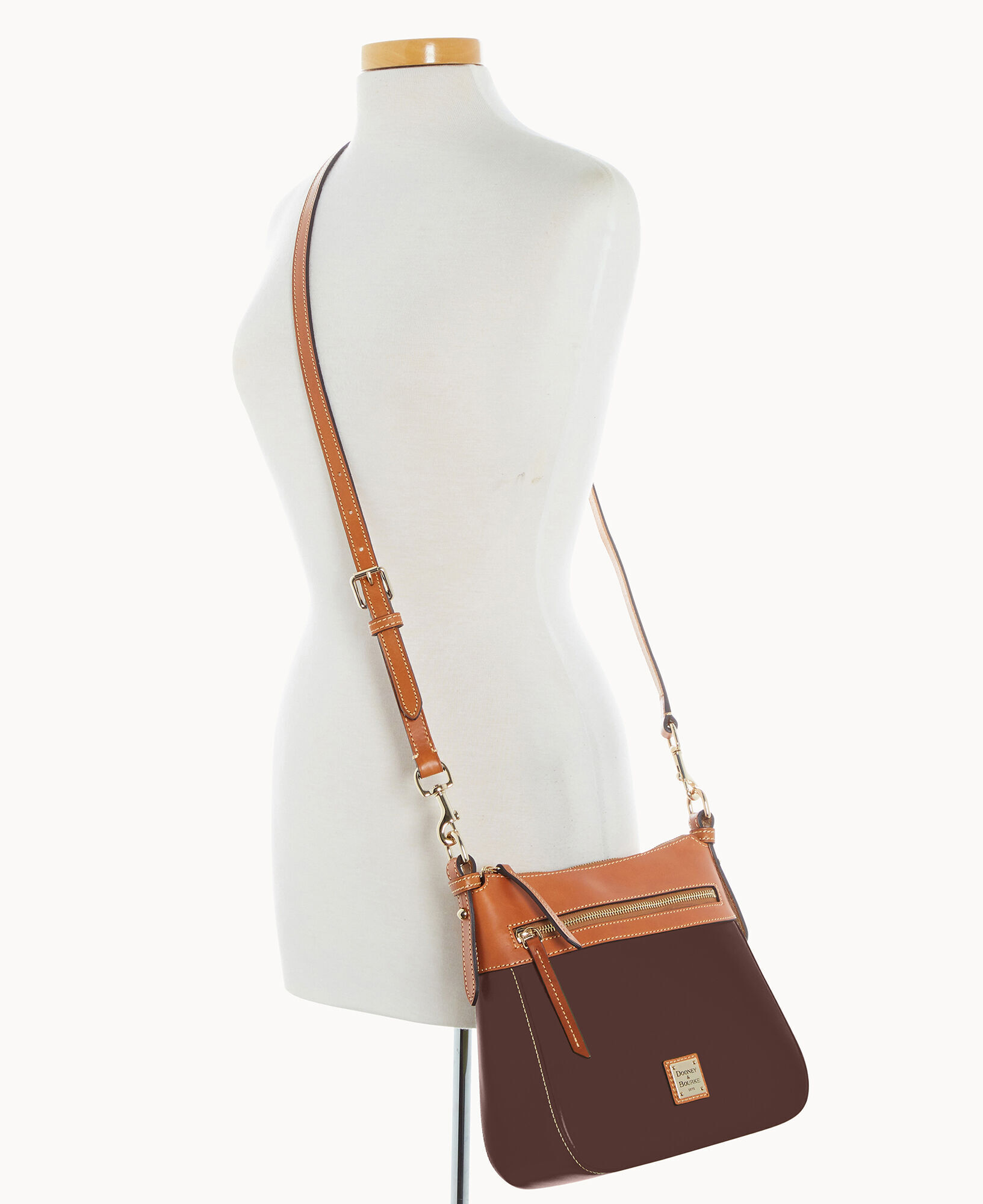 Dooney & Bourke Handbag, Ostrich Crossbody Drawstring