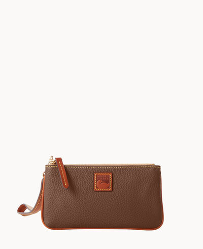 Pebble Grain Medium Wristlet