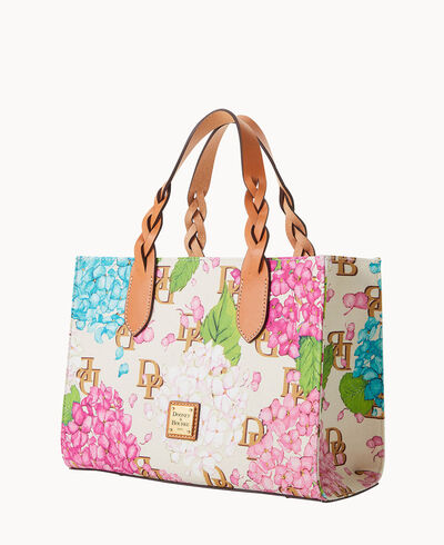 Hydrangea Monogram Gia Satchel