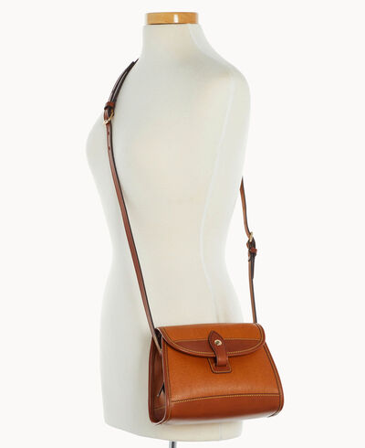 Camden Saffiano Flap Crossbody