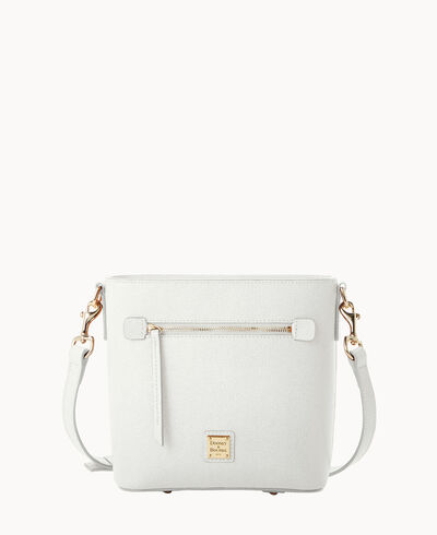 Saffiano Small Zip Crossbody