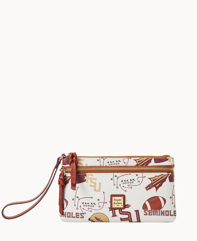 Collegiate Florida State Double Zip Wristlet