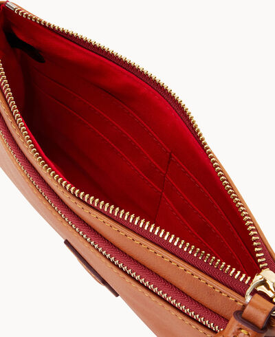 Florentine Double Zip Wristlet