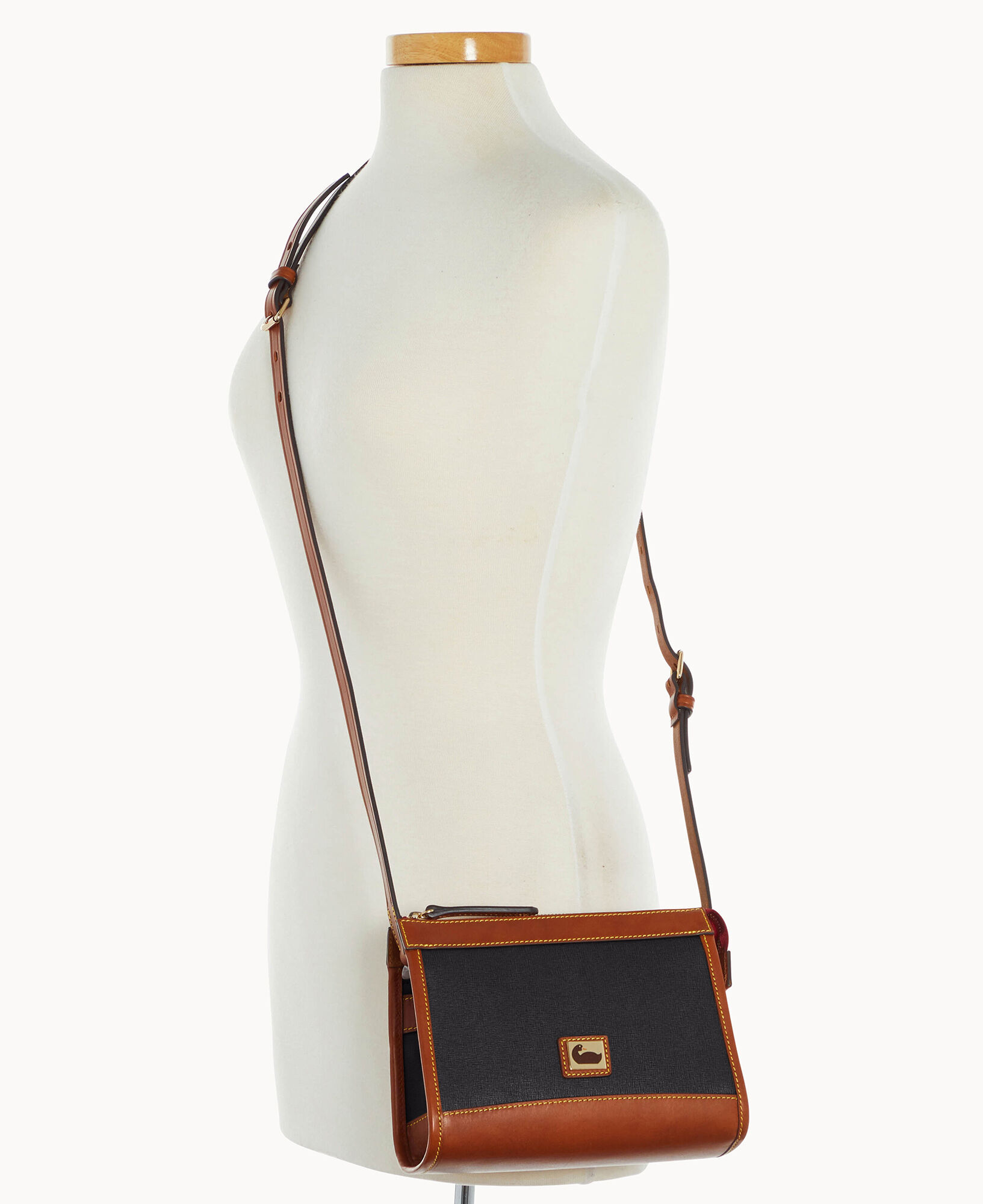 Camden saffiano zip crossbody 2025