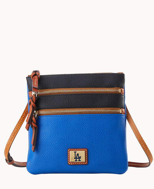 MLB Dodgers Triple Zip Crossbody