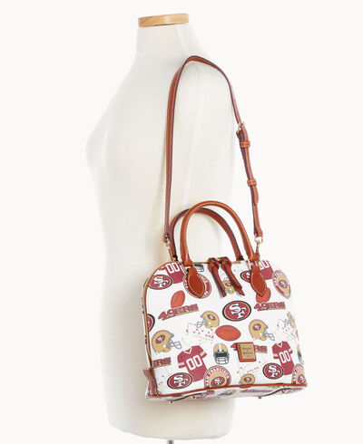 NFL 49ers Zip Zip Satchel