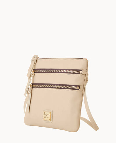 Apollo Leather Triple Zip Crossbody
